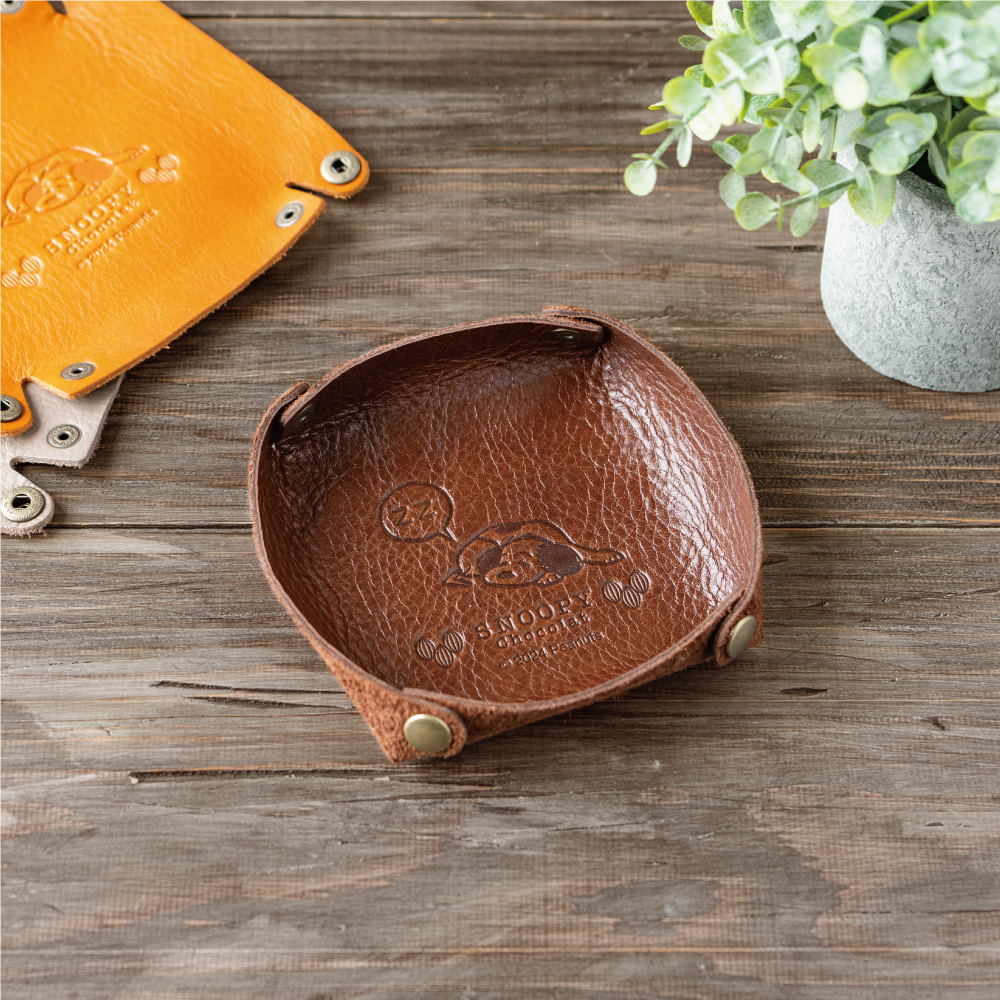 SC レザートレイ ショコラブラウン