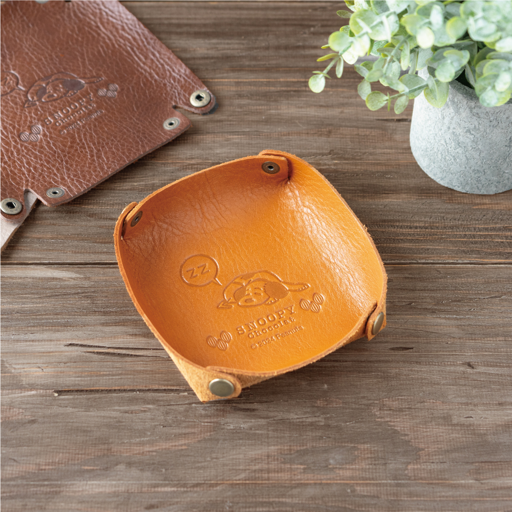 SC レザートレイ キャラメルブラウン