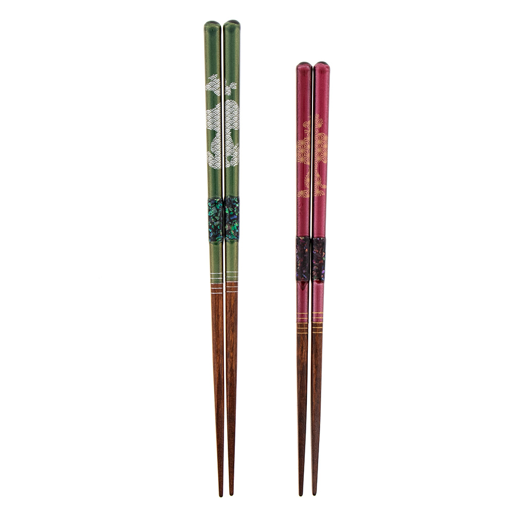 SNC 螺鈿お箸ペアセット らでん式部