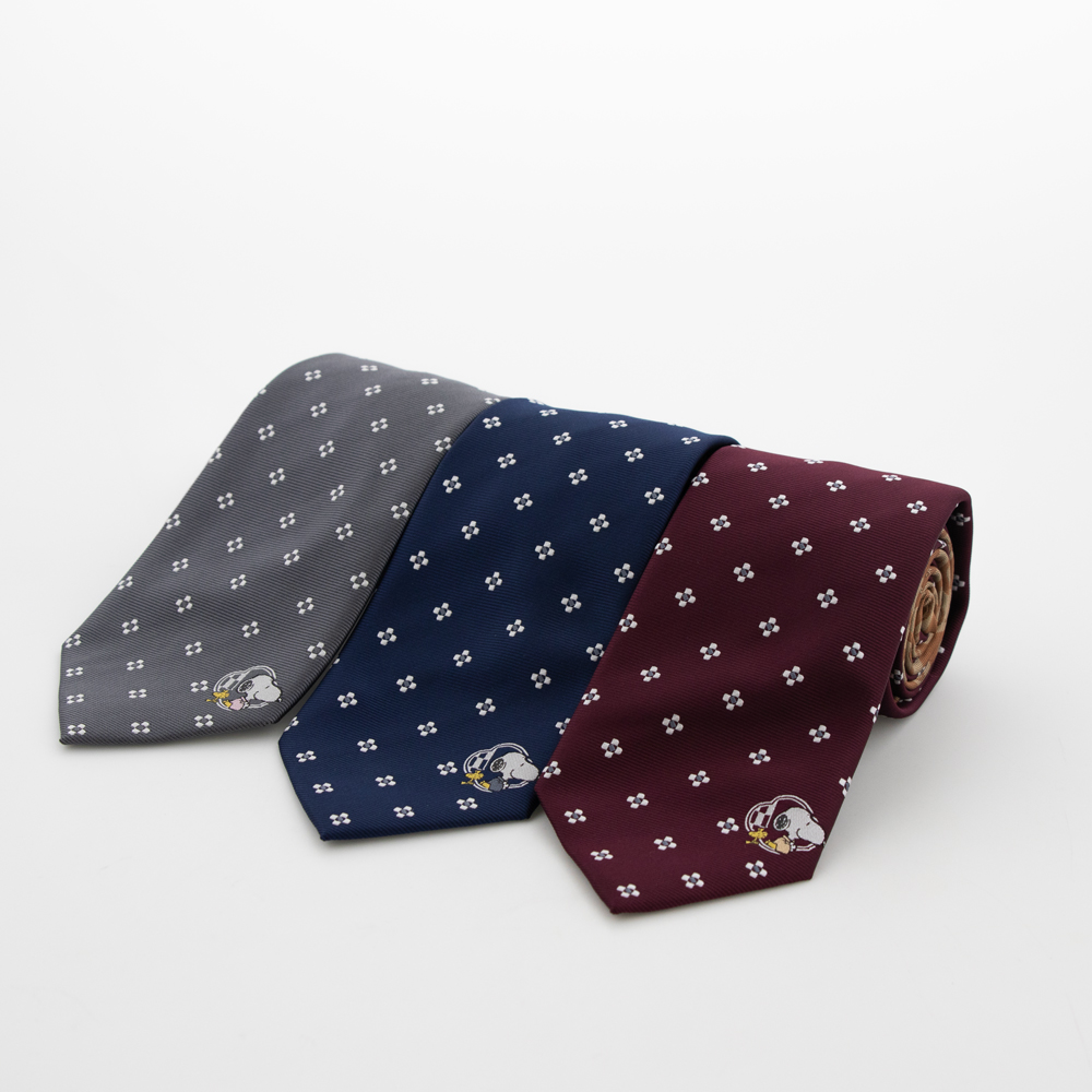 SNC ネクタイ 小紋 ：色: グレー