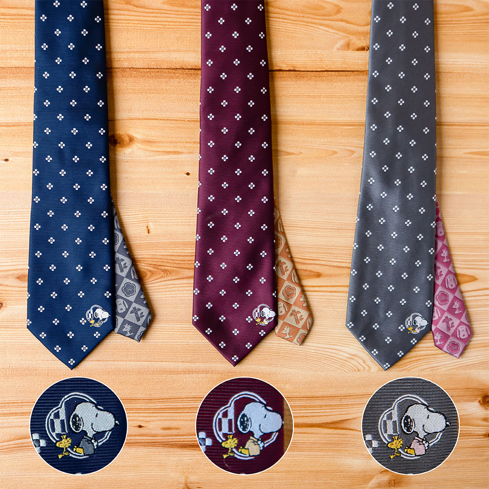 SNC ネクタイ 小紋 ：色: グレー