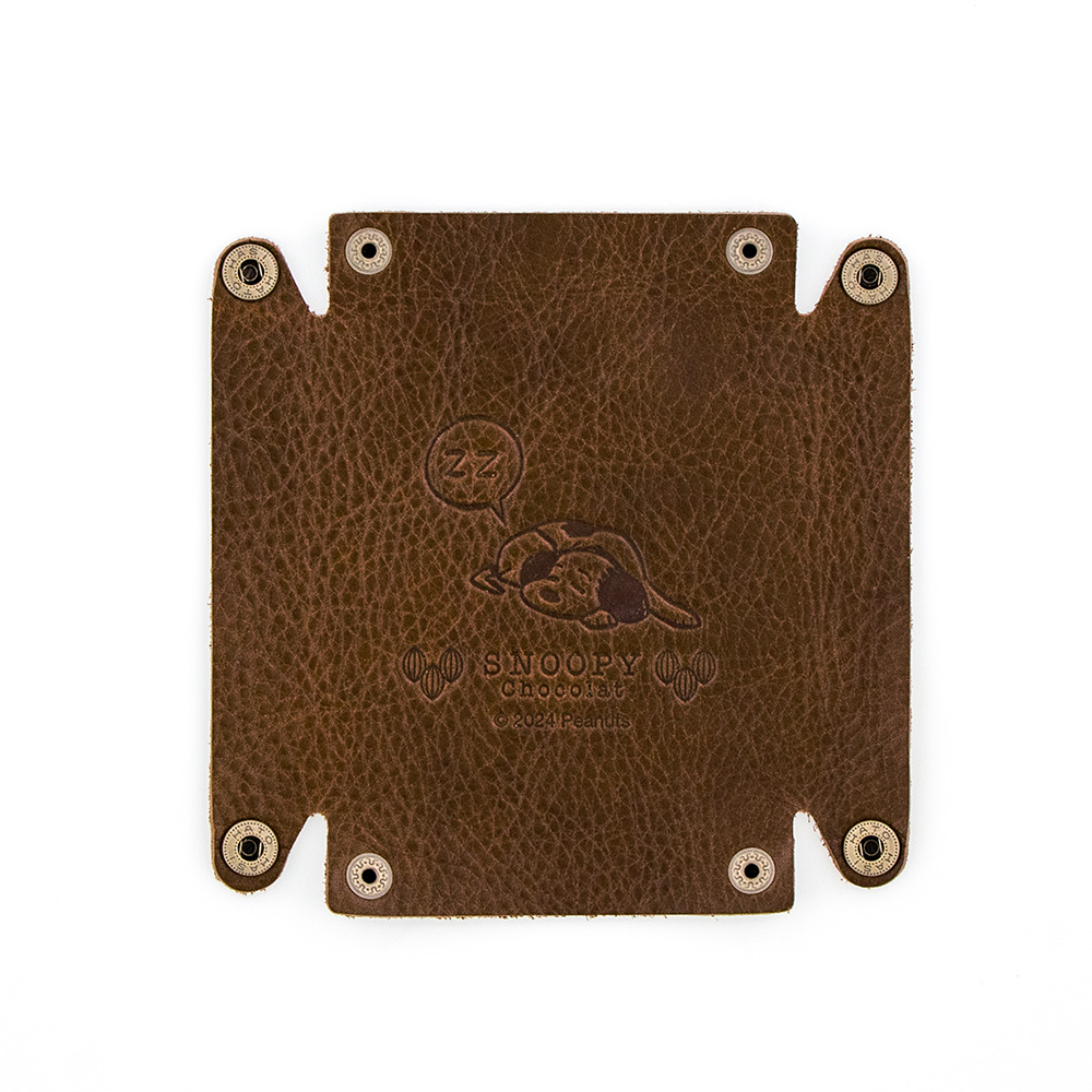 SC レザートレイ ショコラブラウン