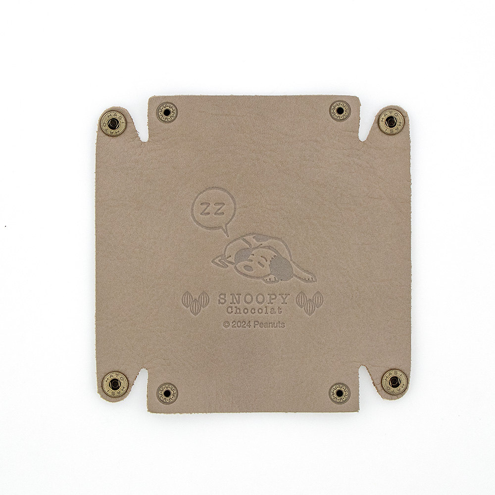 SC レザートレイ セサミグレー