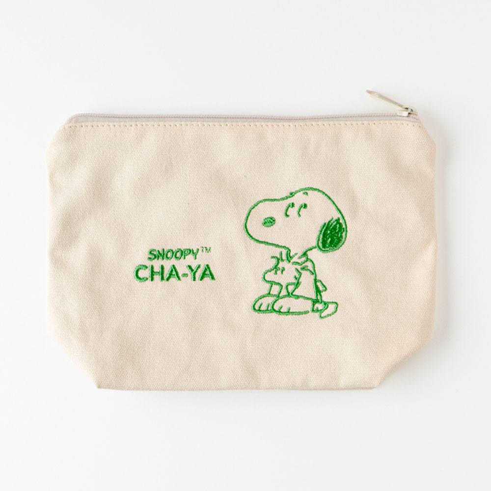 SNC さがら刺繍ポーチ ：デザイン: 市松