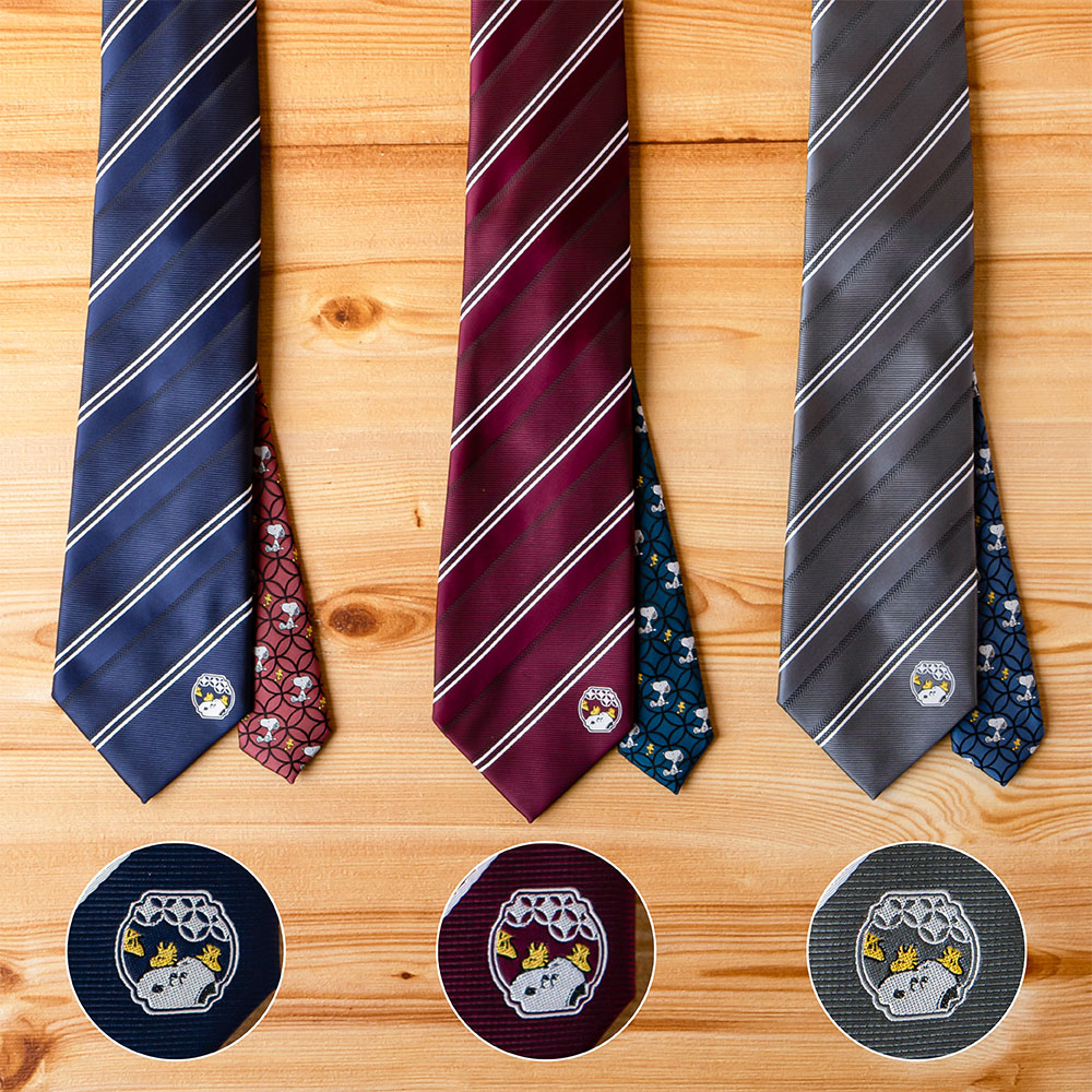 SNC ネクタイ 七宝 ：色: グレー