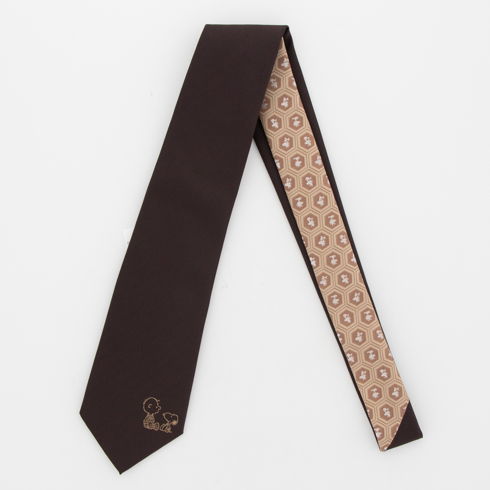 SNC ネクタイ 着物 ：色: ブラウン
