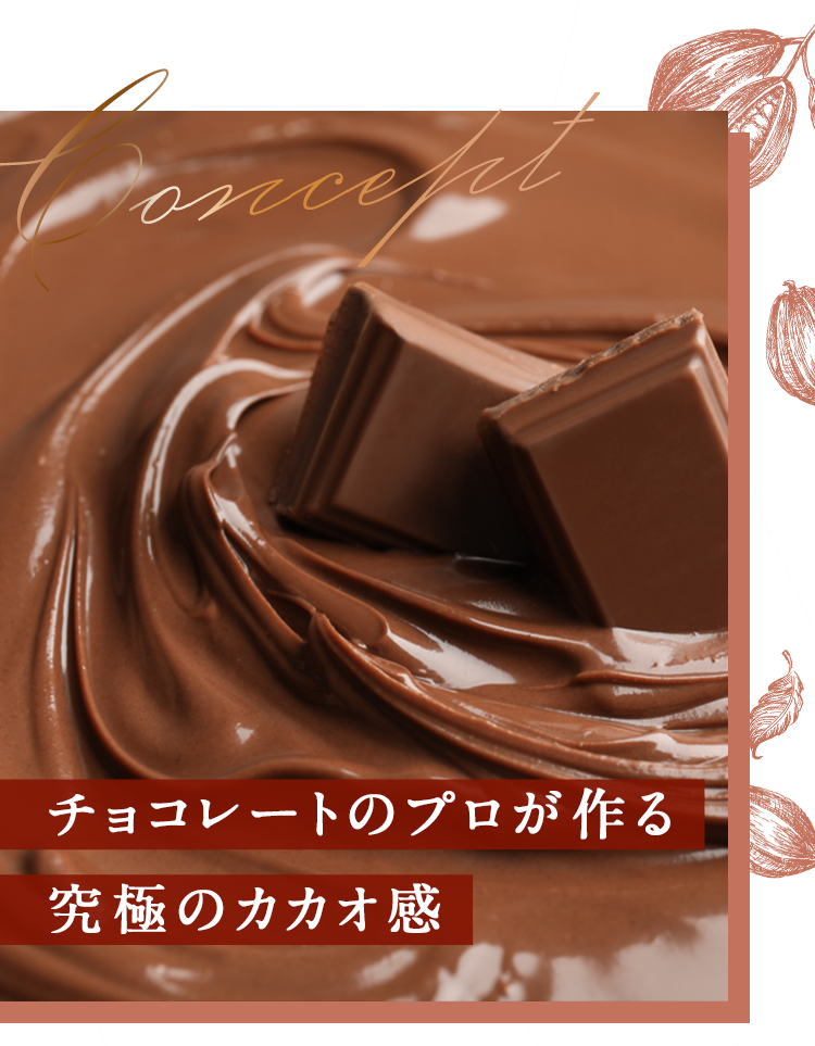 チョコレートのプロが作る究極のカカオ感