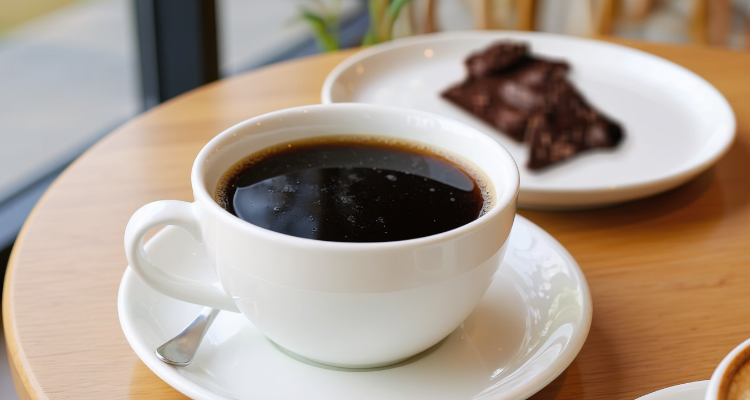 ブラックコーヒーと一緒に