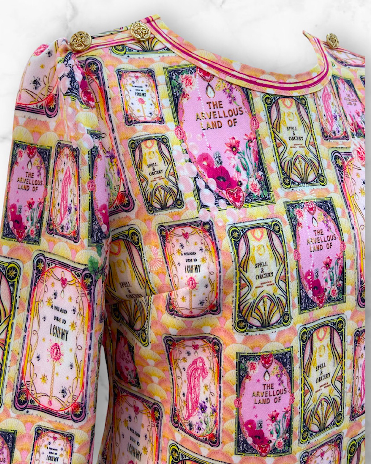 ミスティックタロットカードボックスワンピース サイズ: S