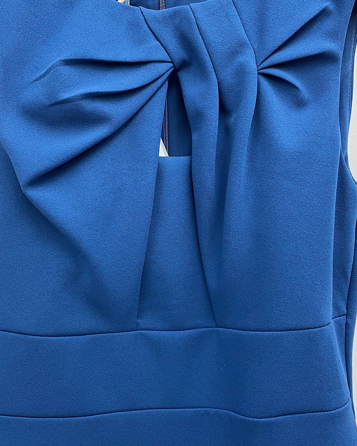 RINASCIMENTO リボンツイストタイトワンピース カラー: BLU, サイズ: XS
