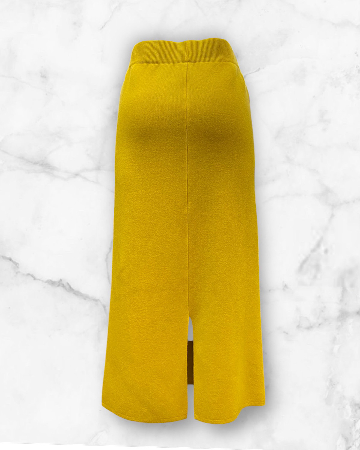 ニットタイトスカートL カラー: YEL