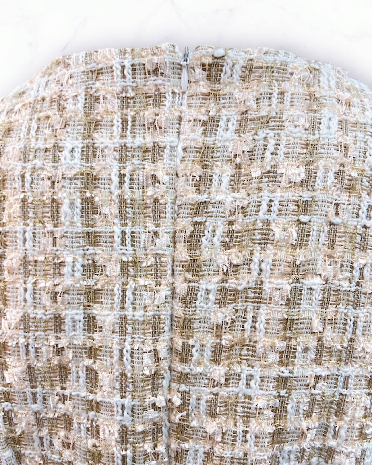 上品ラメツィードミニドレス カラー: BEG