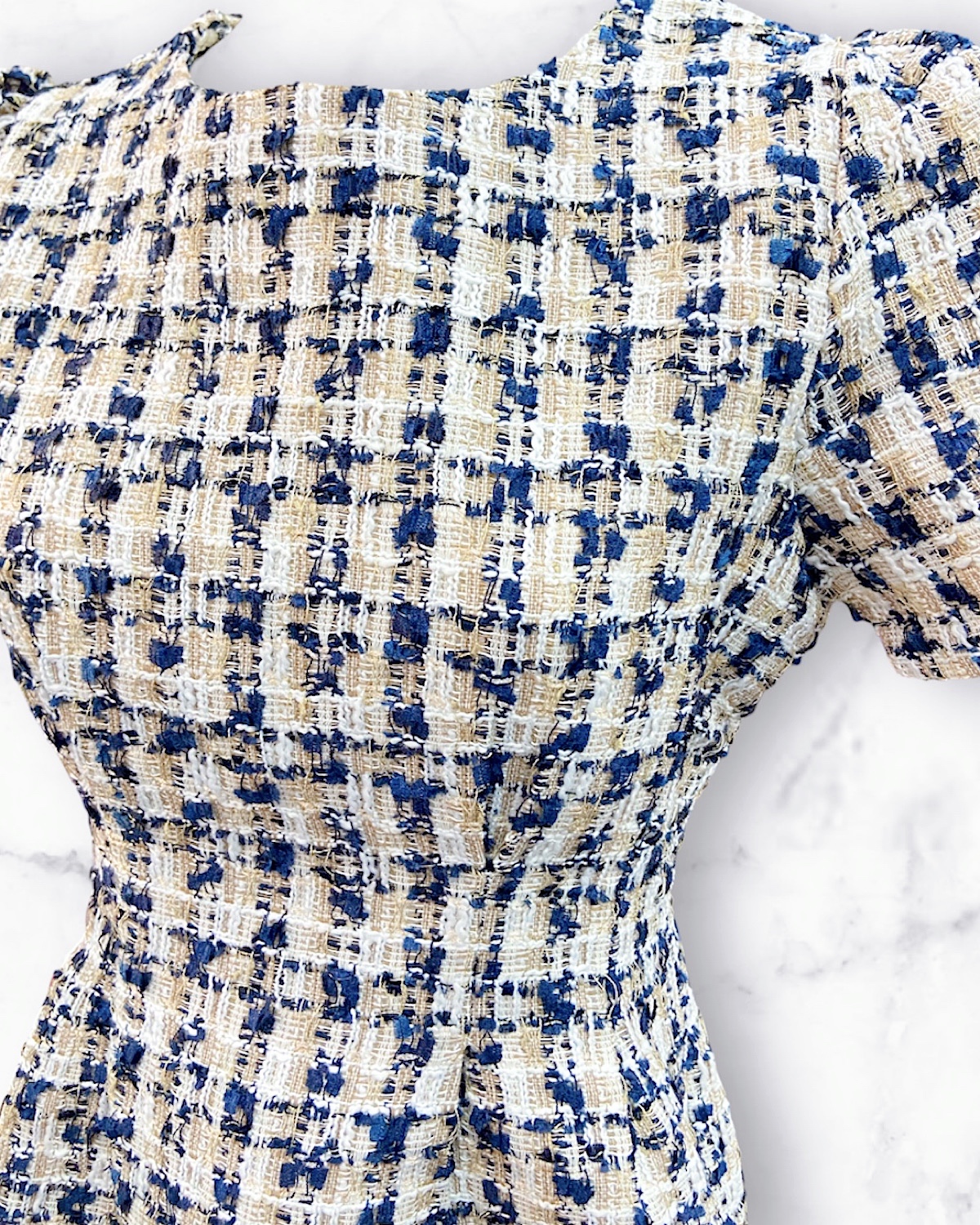 上品ラメツィードミニドレス カラー: BEG