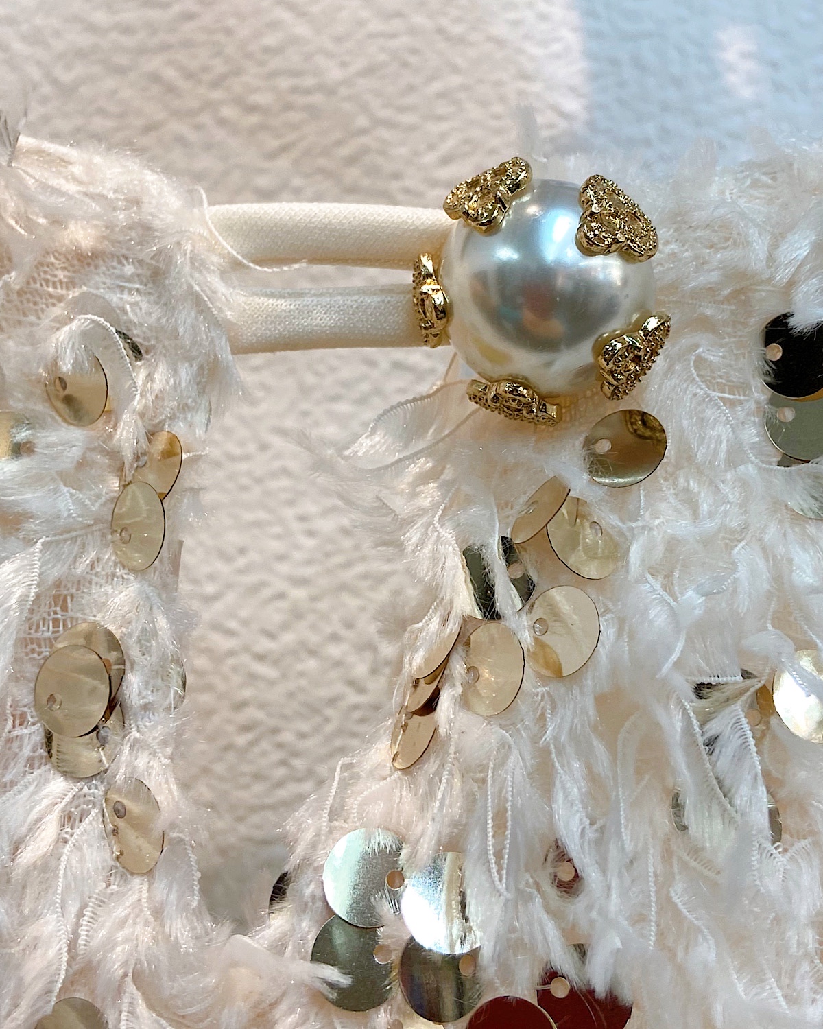 ゴールドスパンフェザーワンピース