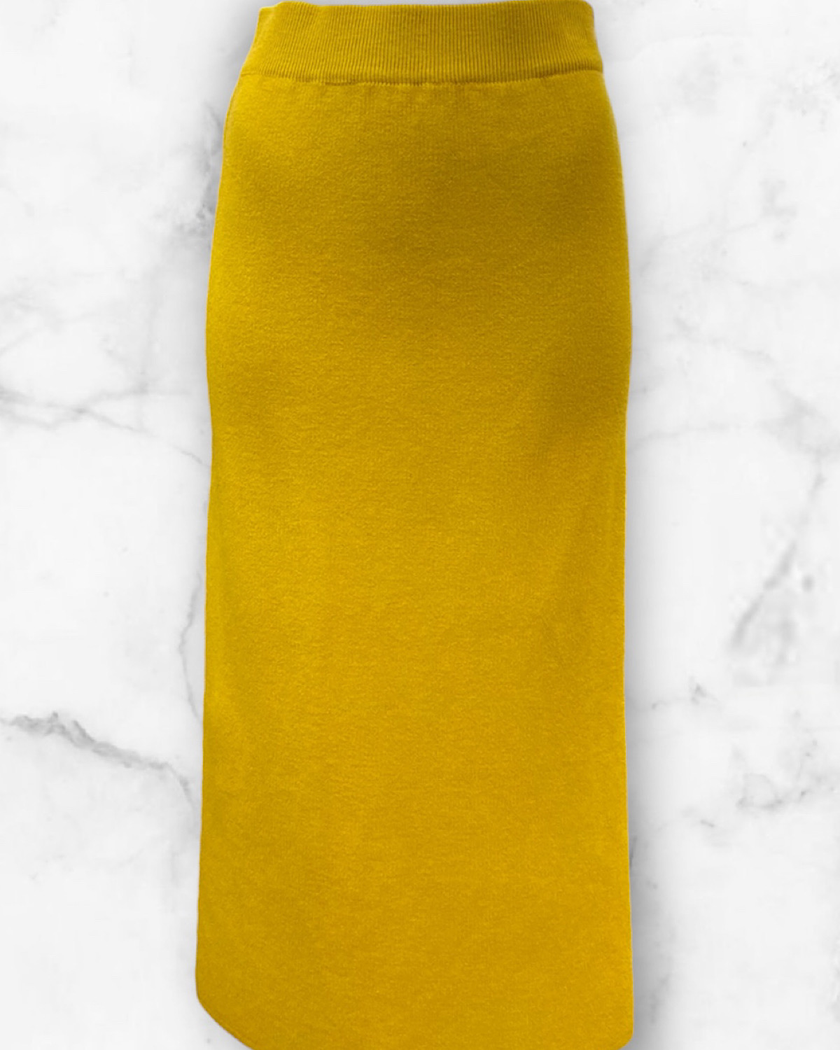 ニットタイトスカートL カラー: YEL