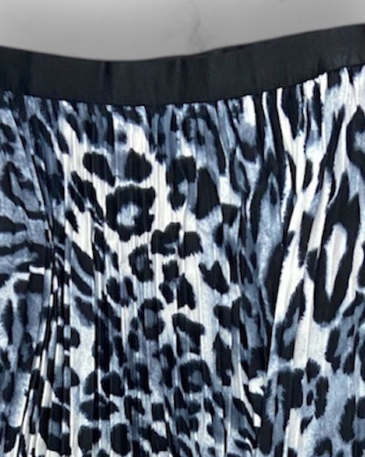 レオパードプリーツスカート カラー: GRY