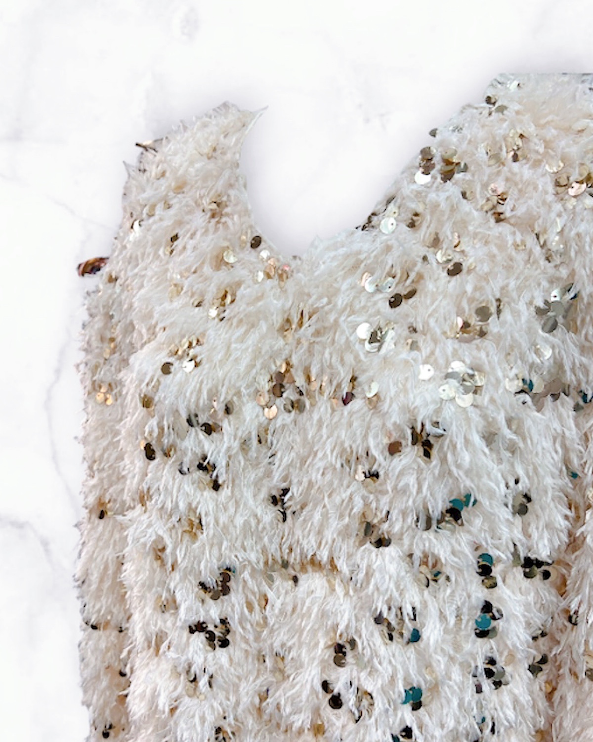 ゴールドスパンフェザーワンピース