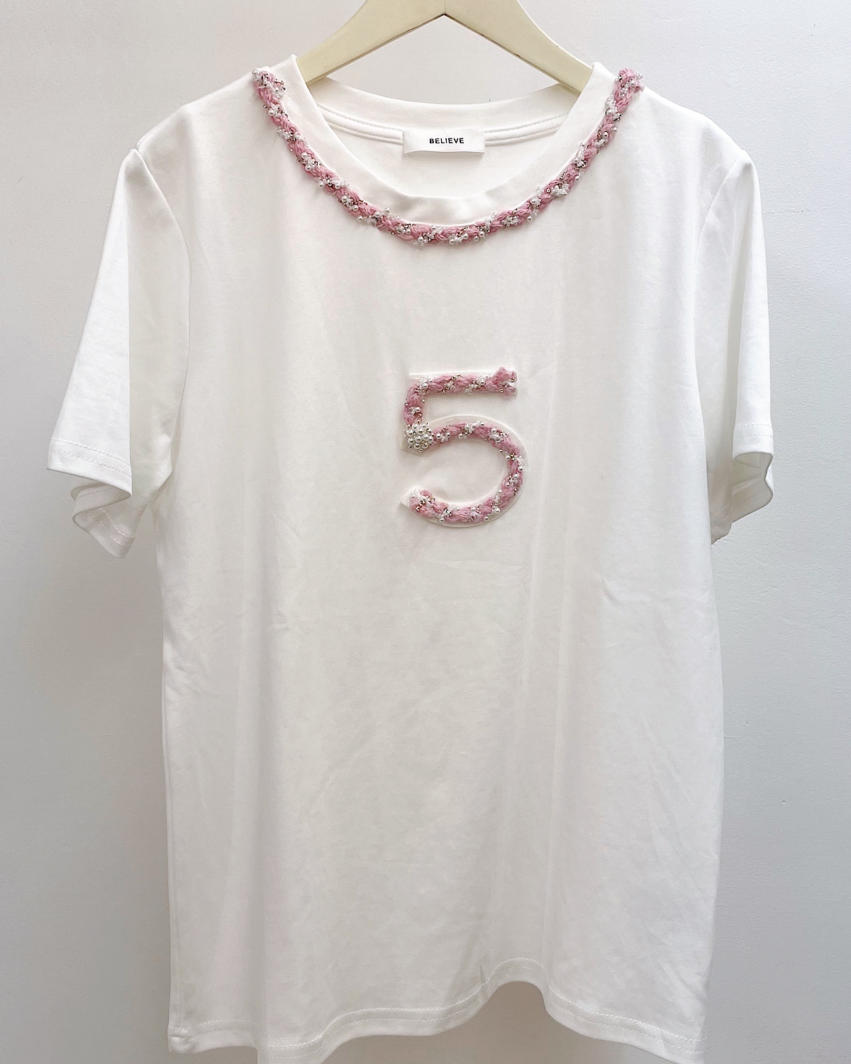 ラグジュリーNo.5デザインTシャツ カラー: BLK