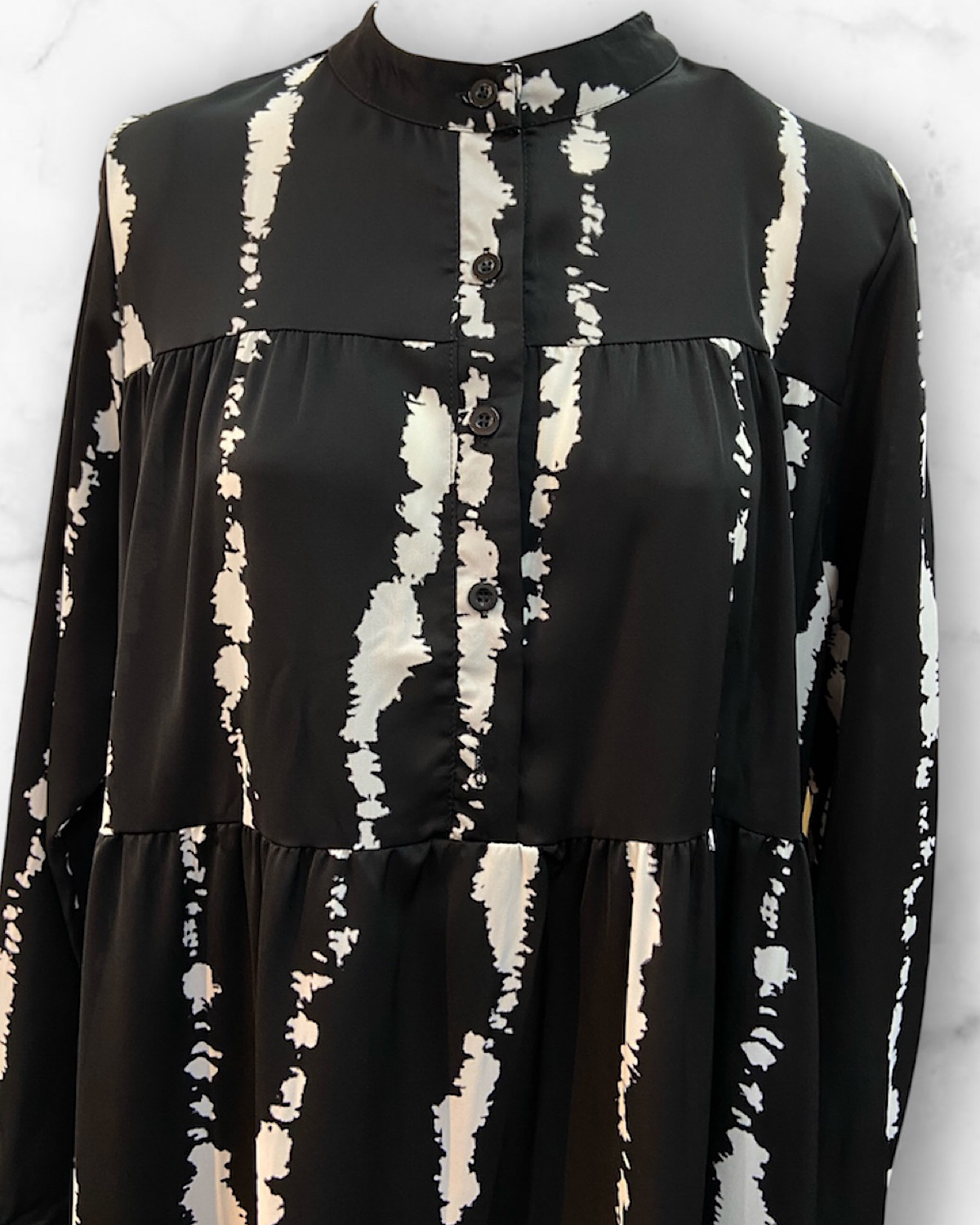 モードブラックマキシワンピース