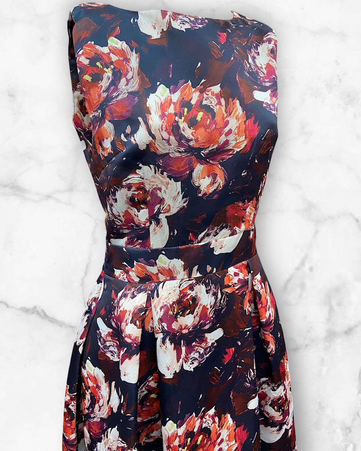 ペイントローズミディドレス サイズ: S