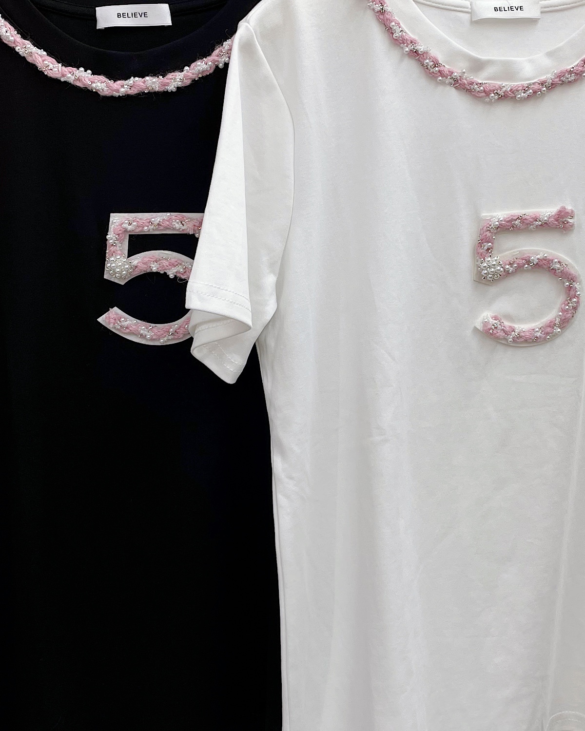 ラグジュリーNo.5デザインTシャツ カラー: BLK
