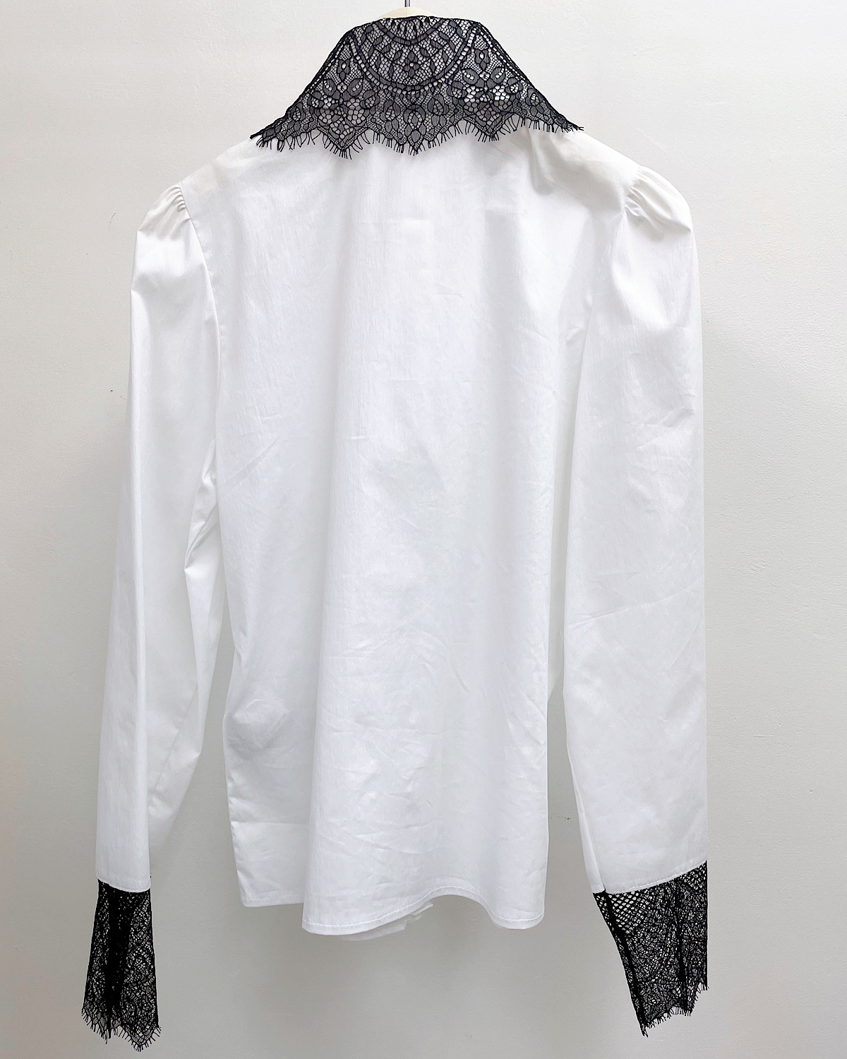 ヴィンテージレースビックカラーブラウス カラー: BLK