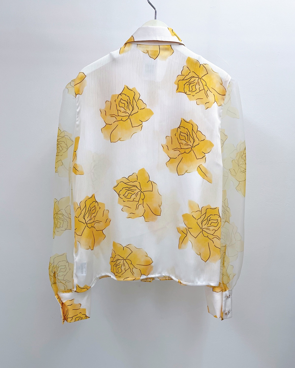 ドラマティックローズシアーブラウス カラー: YEL