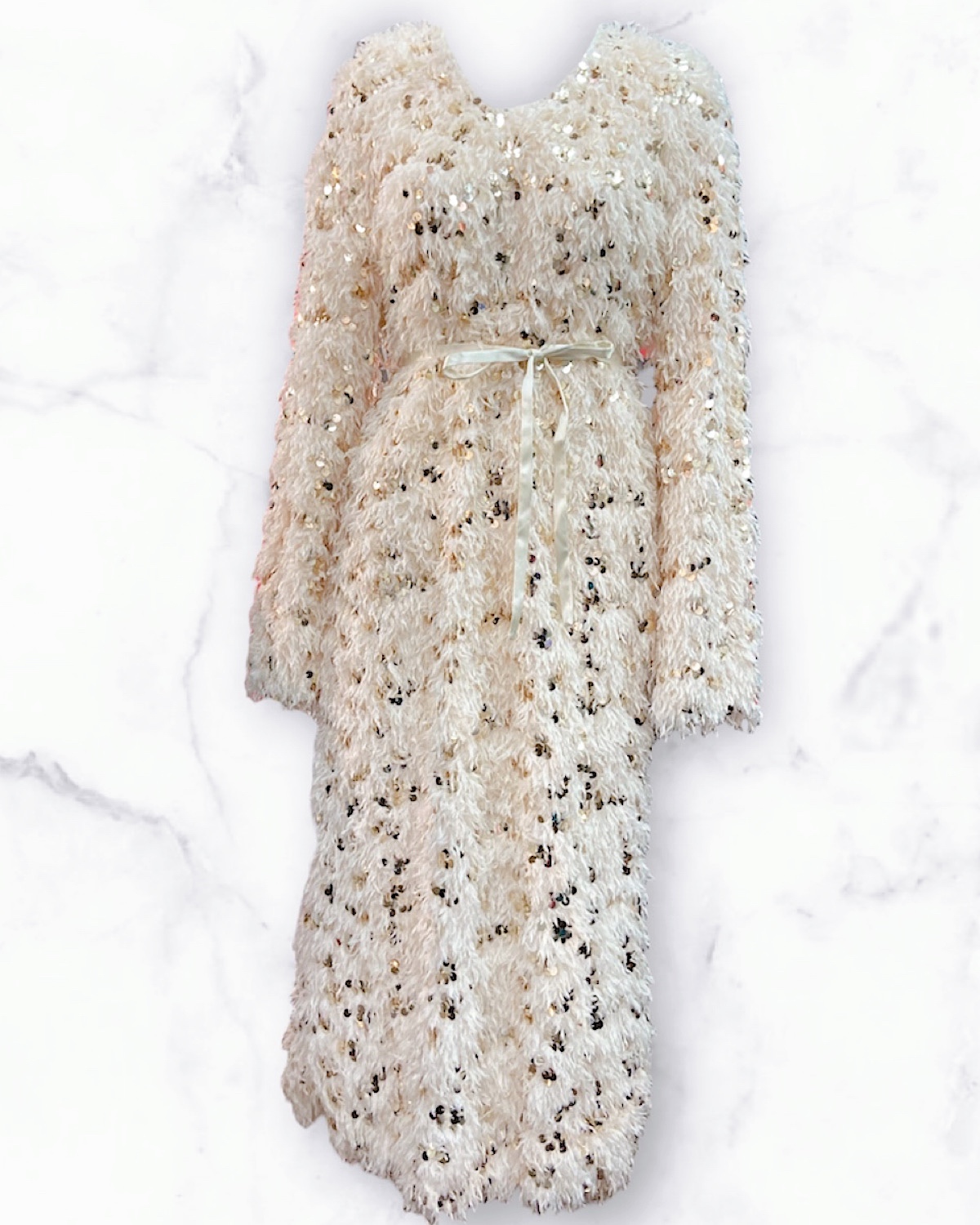 ゴールドスパンフェザーワンピース