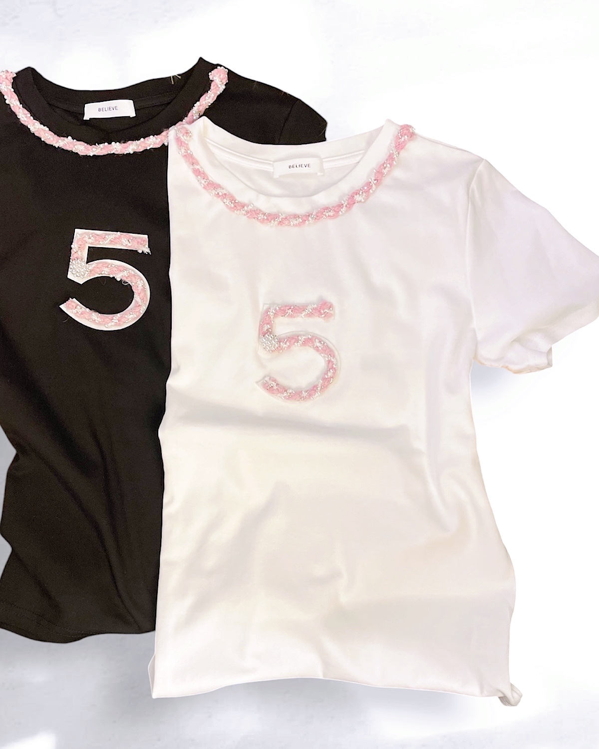 ラグジュリーNo.5デザインTシャツ カラー: BLK