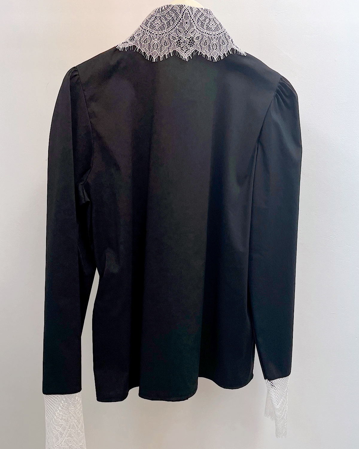 ヴィンテージレースビックカラーブラウス カラー: BLK