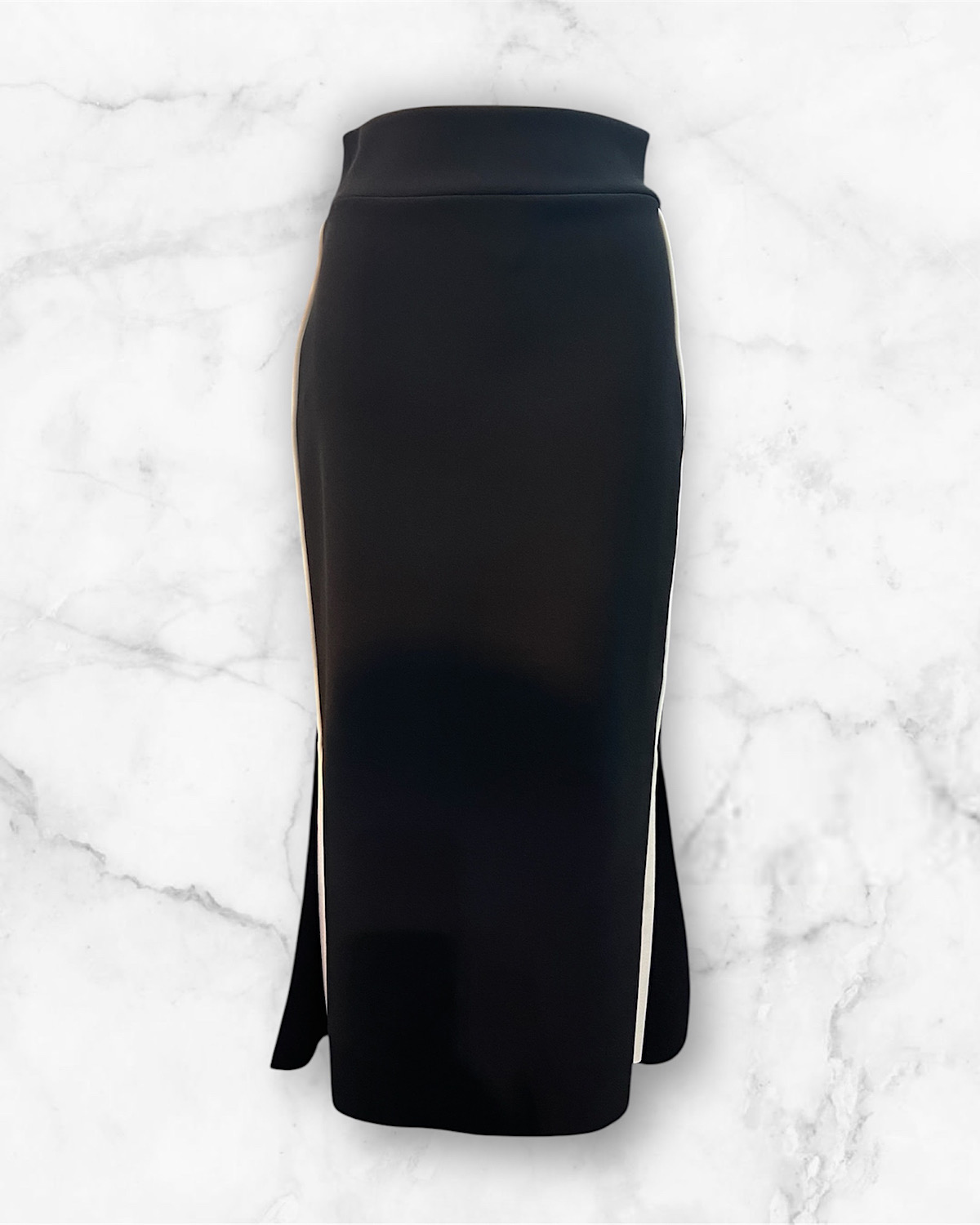 ホワイトラインマーメイドスカート カラー: BLK