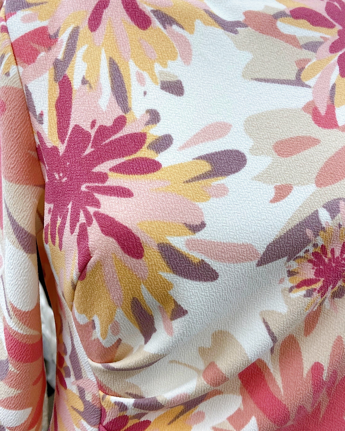 ピンクブロッサムドレープワンピース