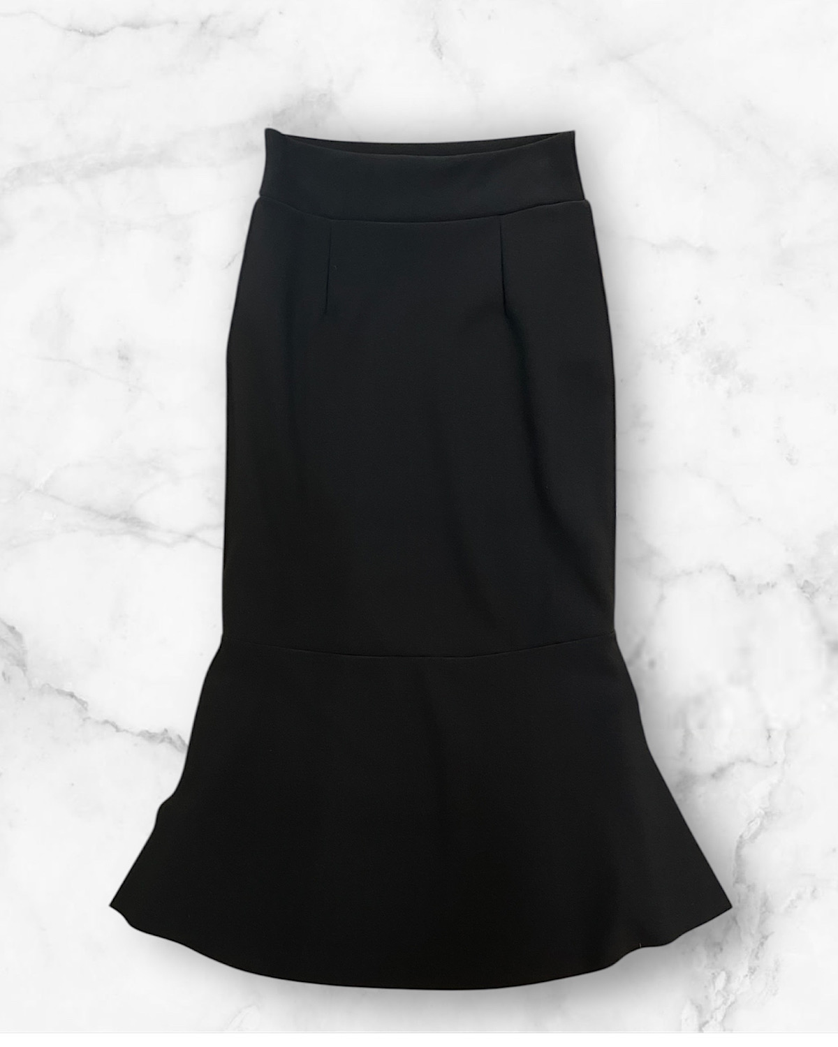 ホワイトラインマーメイドスカート カラー: BLK