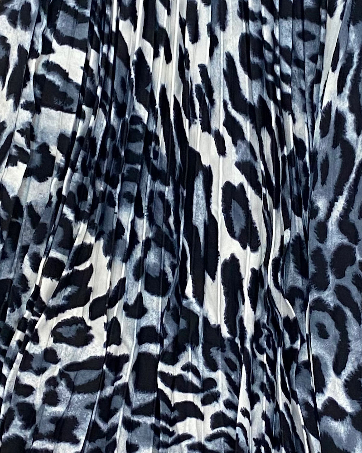 レオパードプリーツスカート カラー: GRY