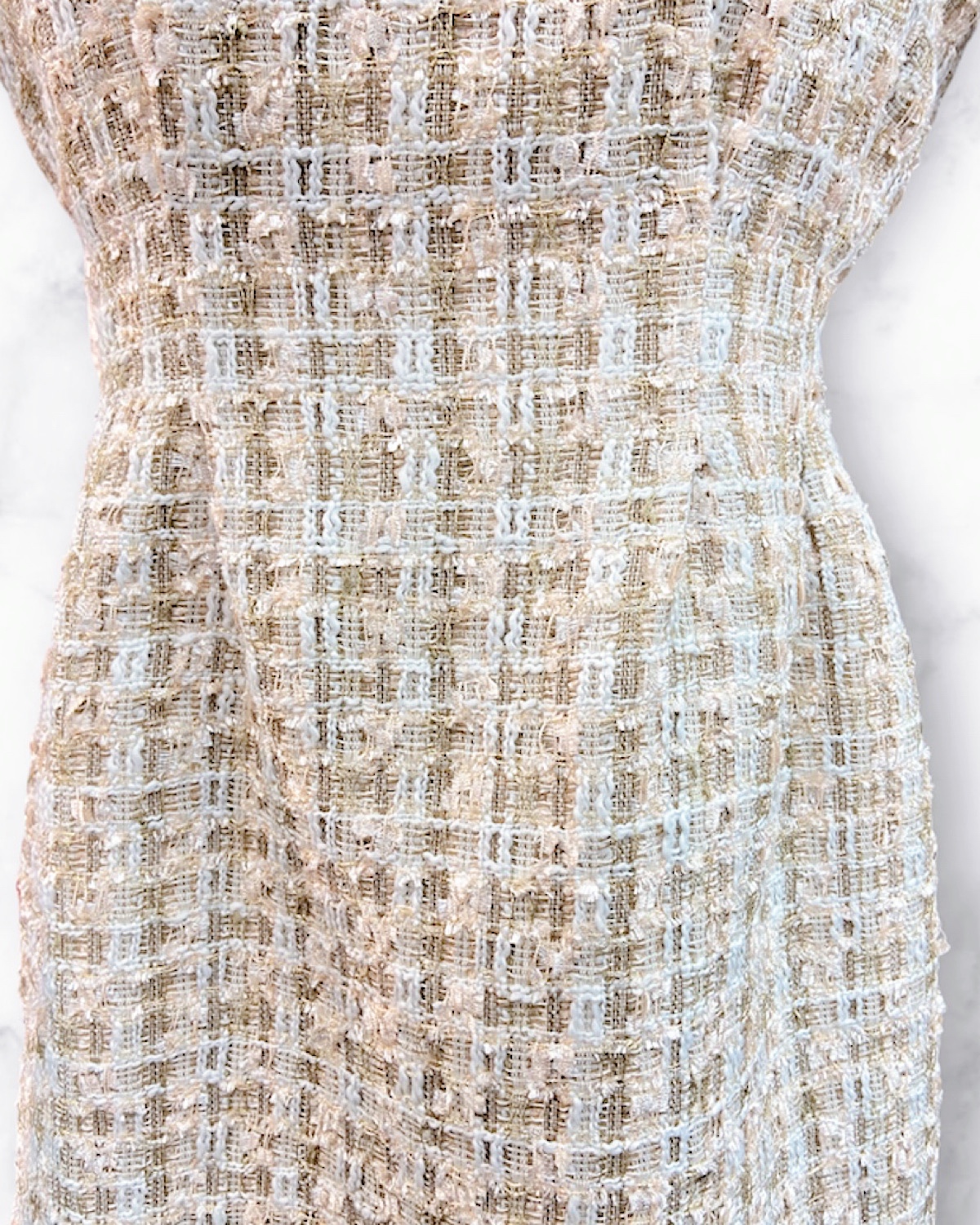 上品ラメツィードミニドレス カラー: BEG