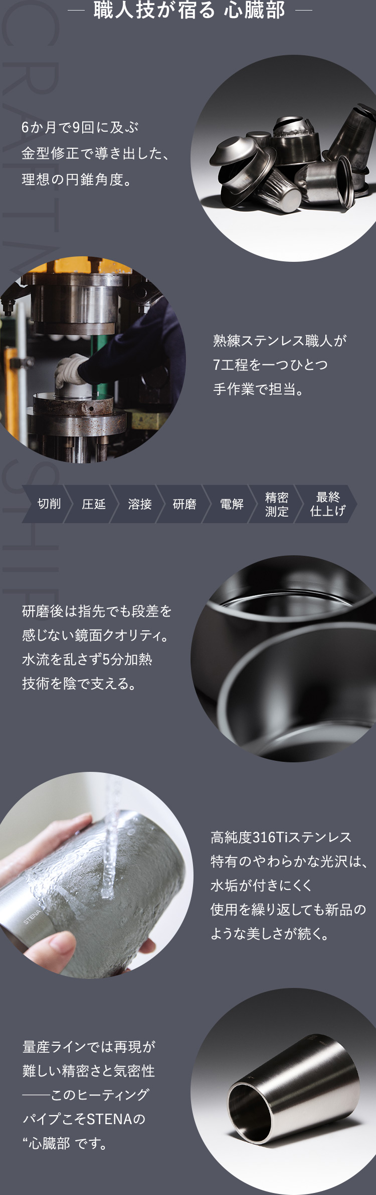 職人技が宿る心臓部