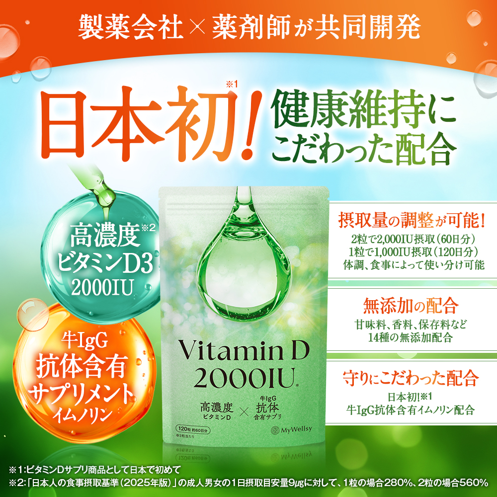 マイウェルシー　ビタミンD