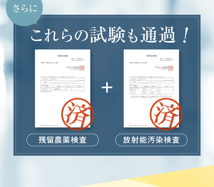さらにこれらの試験も通過!