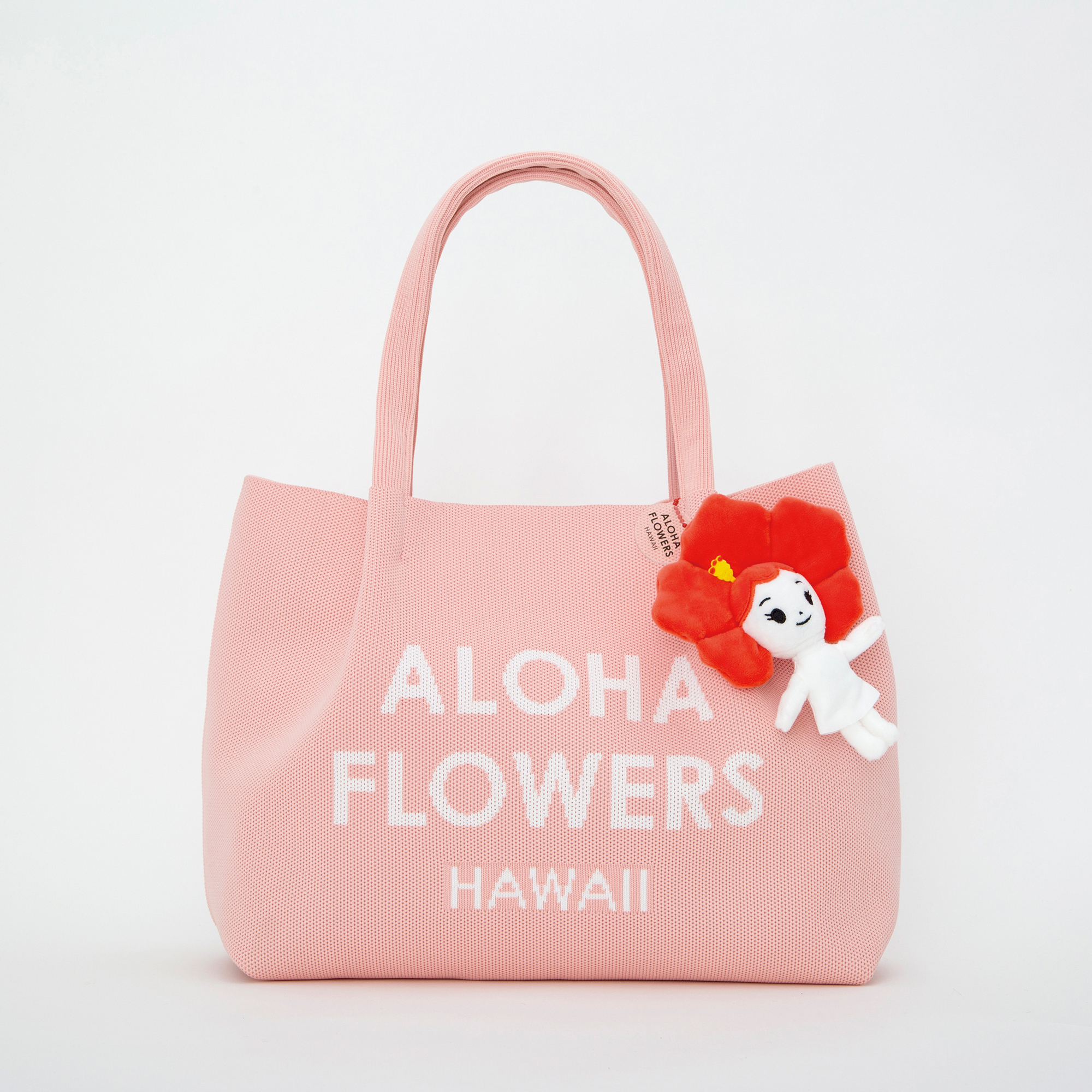 ニットバッグM（ピンク）