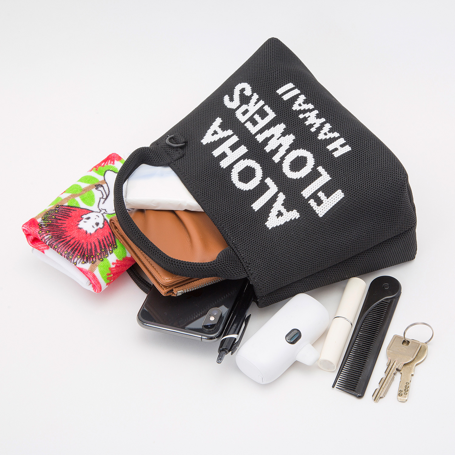 ニットバッグS（ブラック）