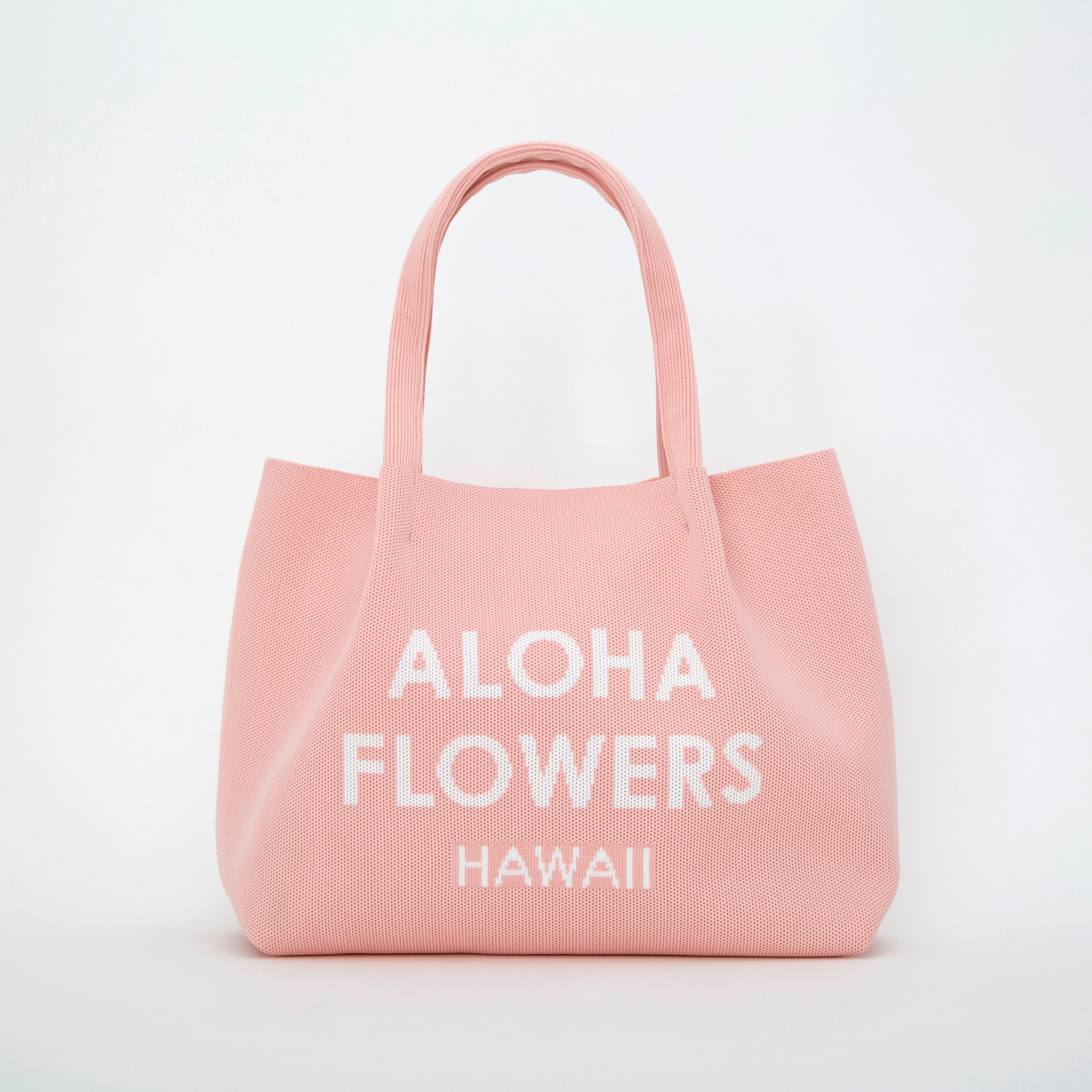 ニットバッグM（ピンク）