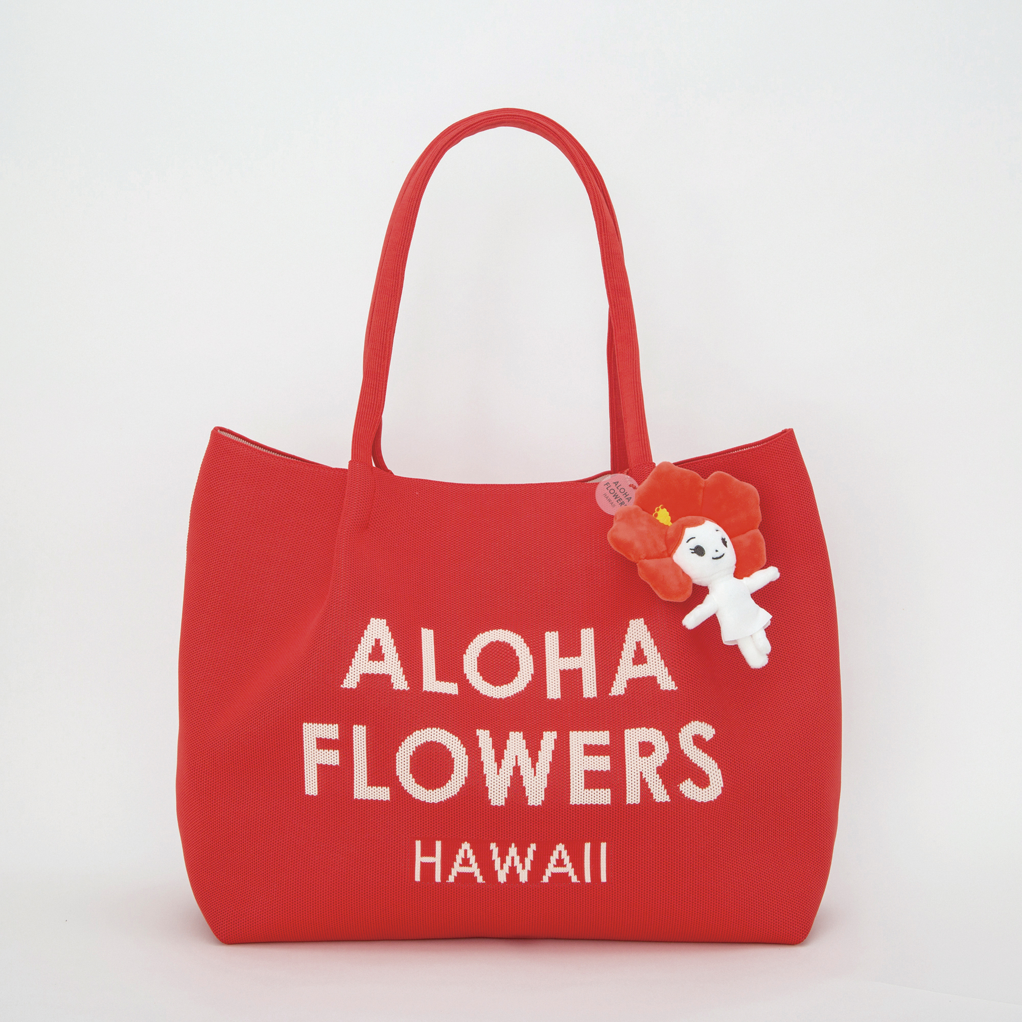 ニットバッグ L（レッド）