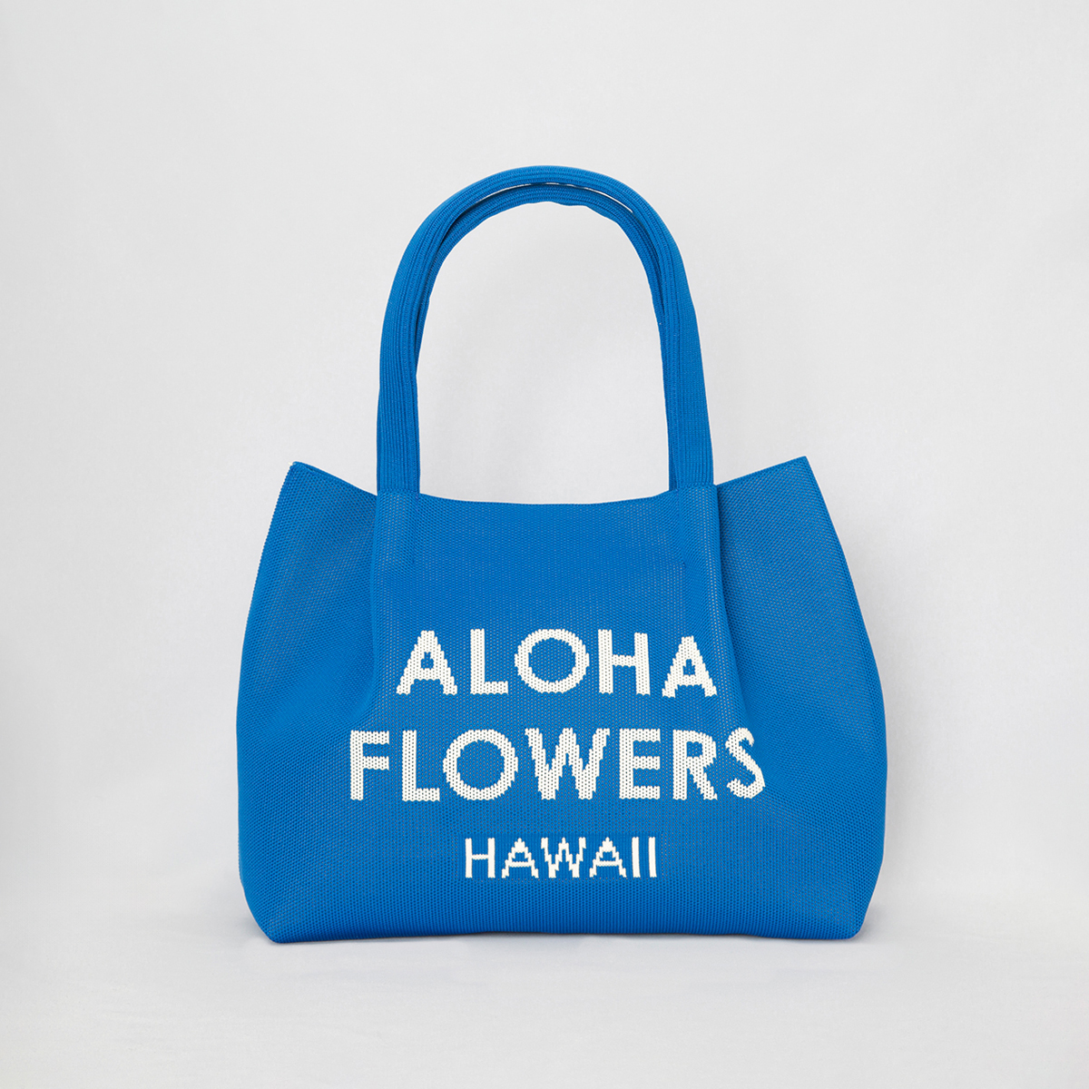 ニットバッグ M（ブルー）