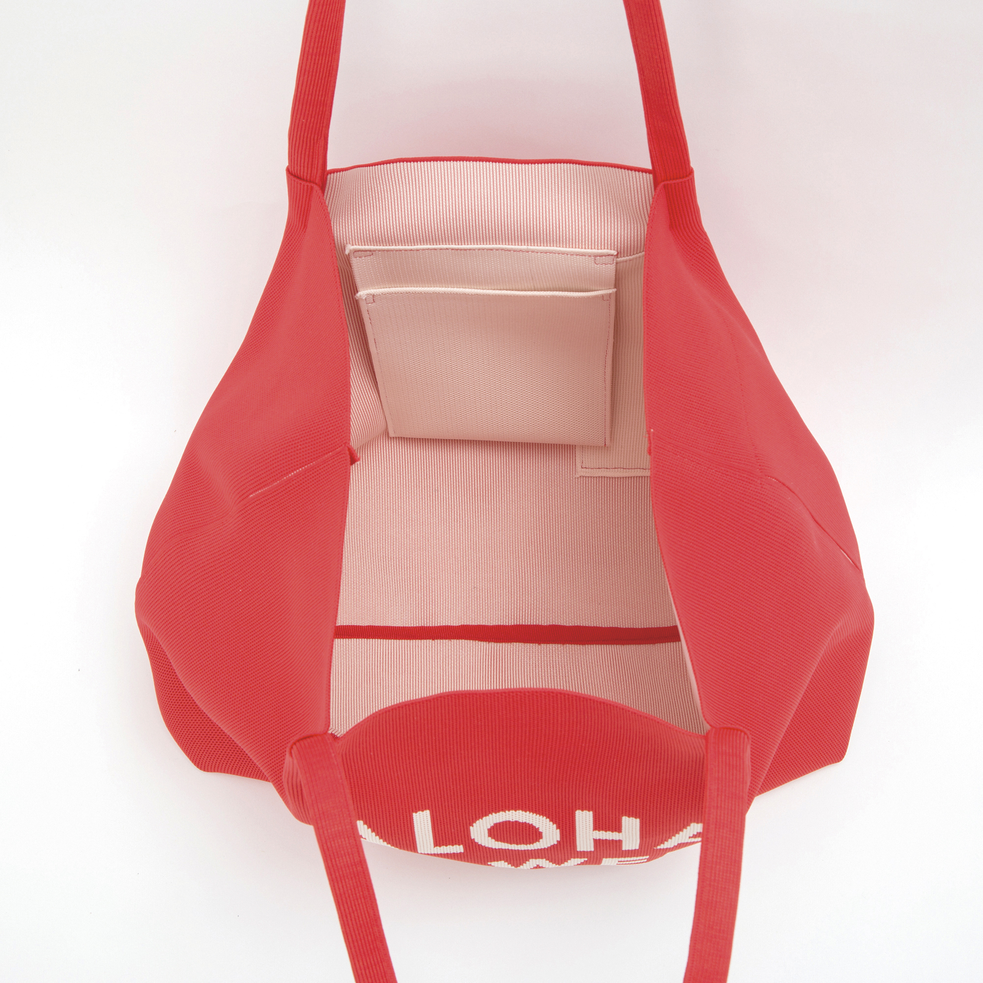 ニットバッグ L（レッド）