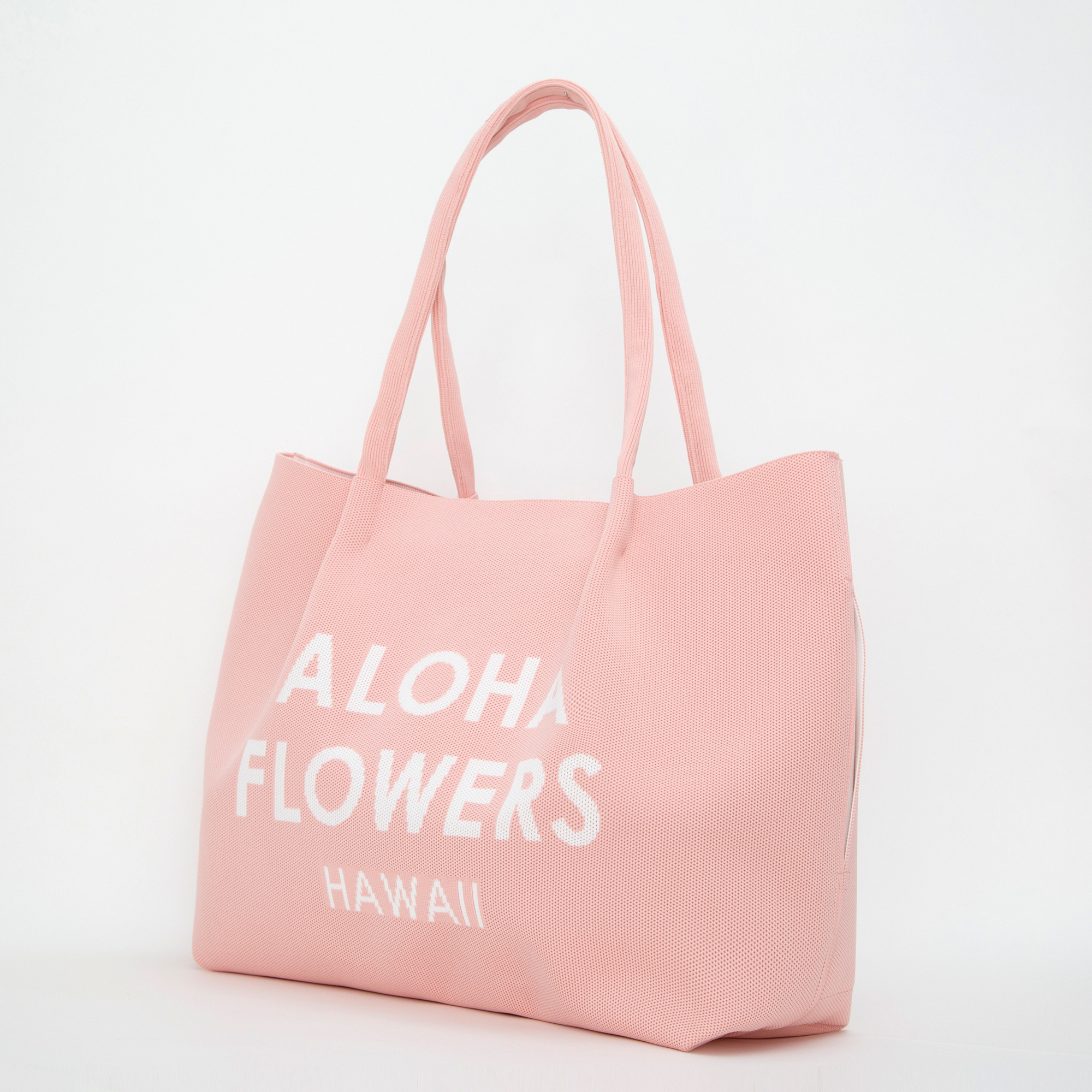 ニットバッグ L（ピンク）