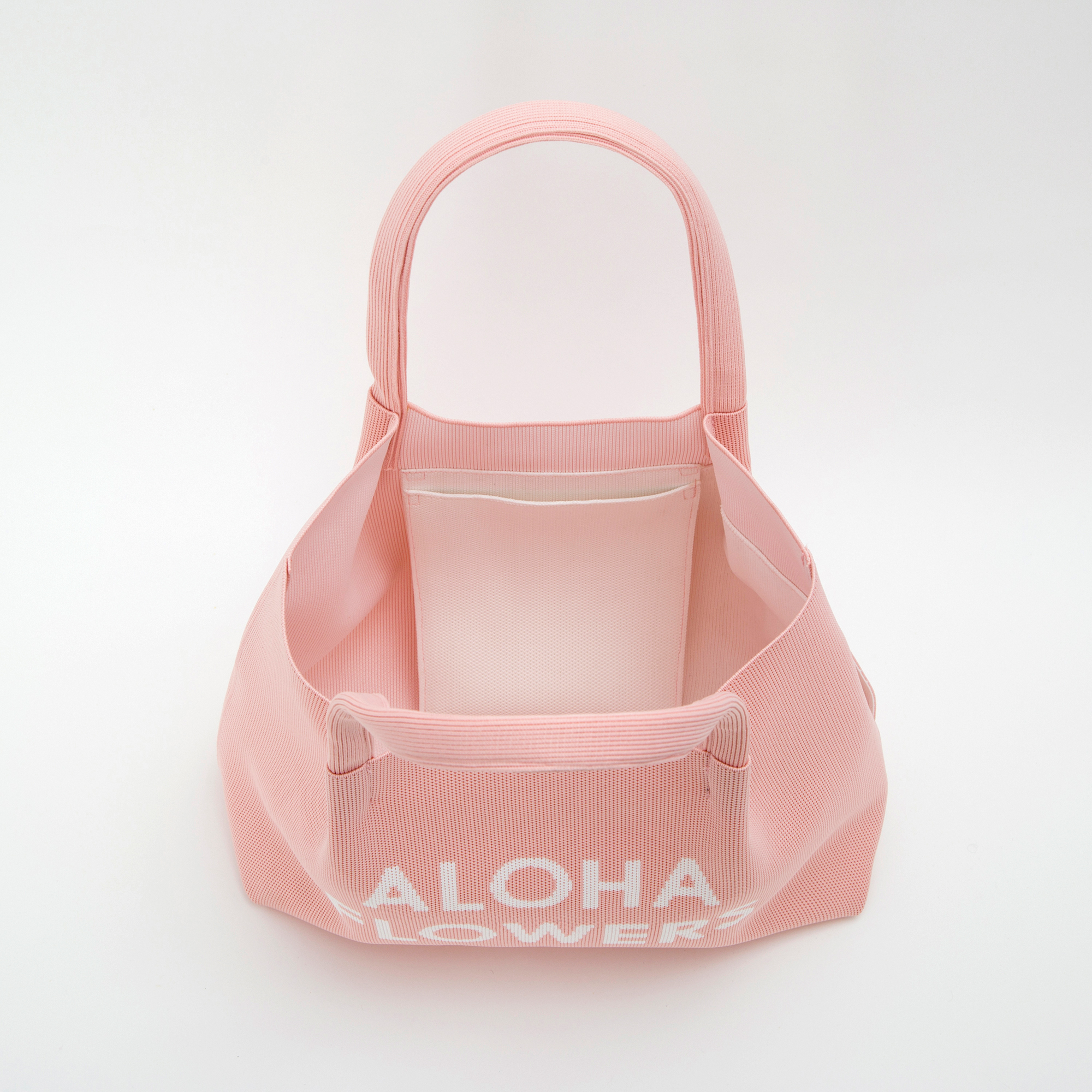 ニットバッグM（ピンク）