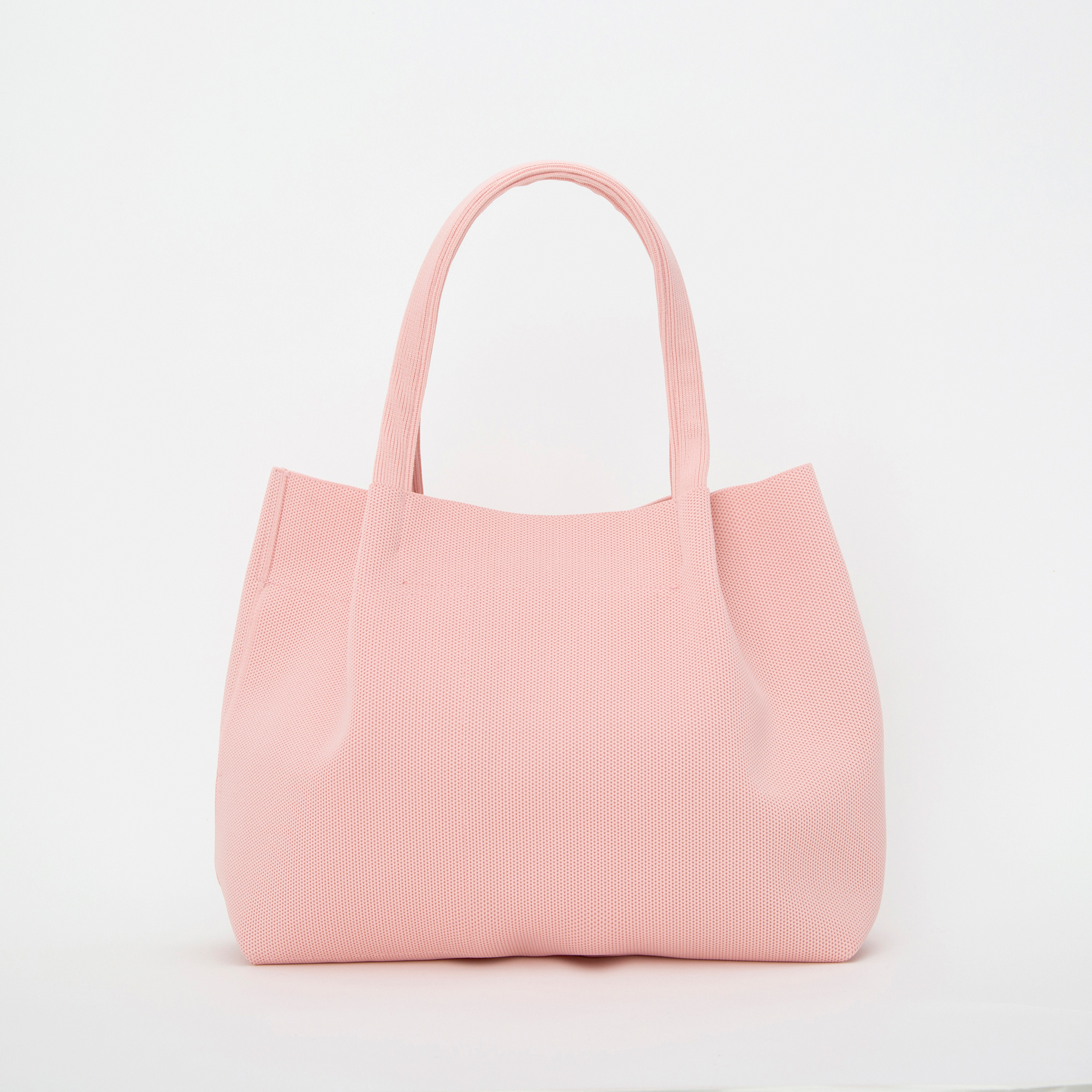 ニットバッグM（ピンク）