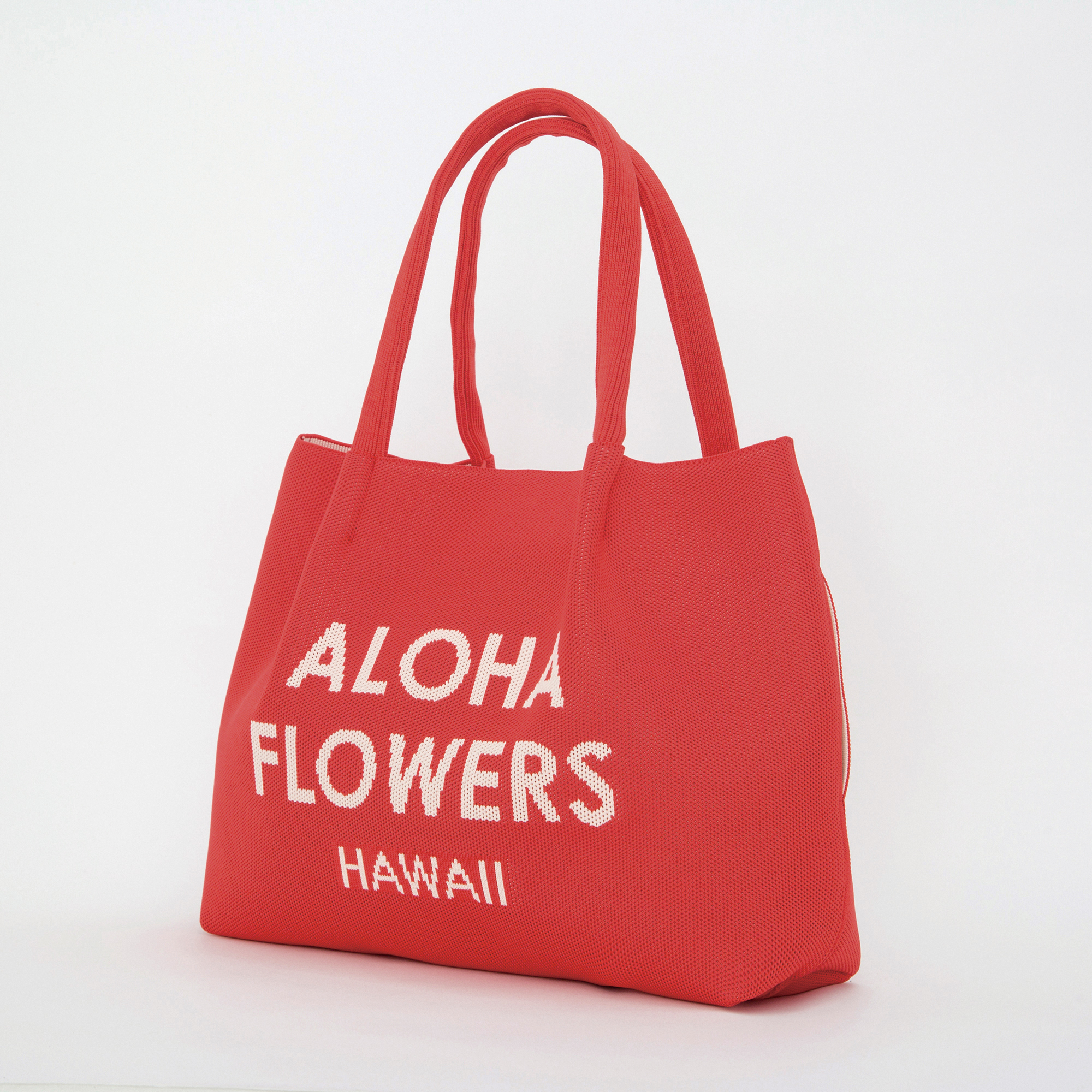 ニットバッグM（レッド）