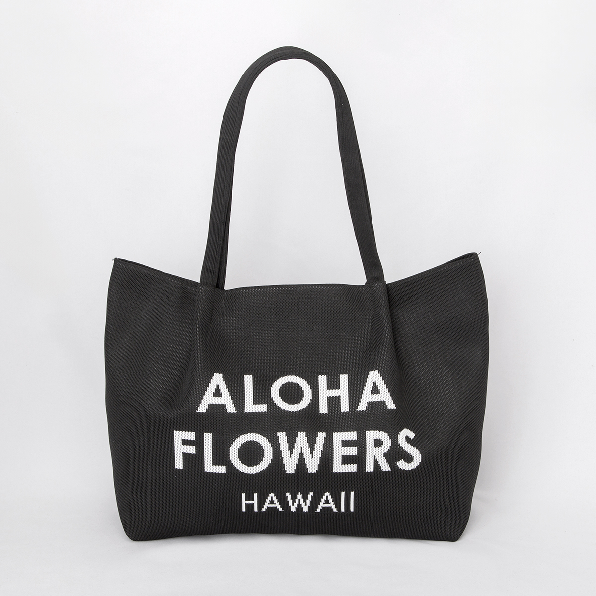 ニットバッグ L（ブラック）