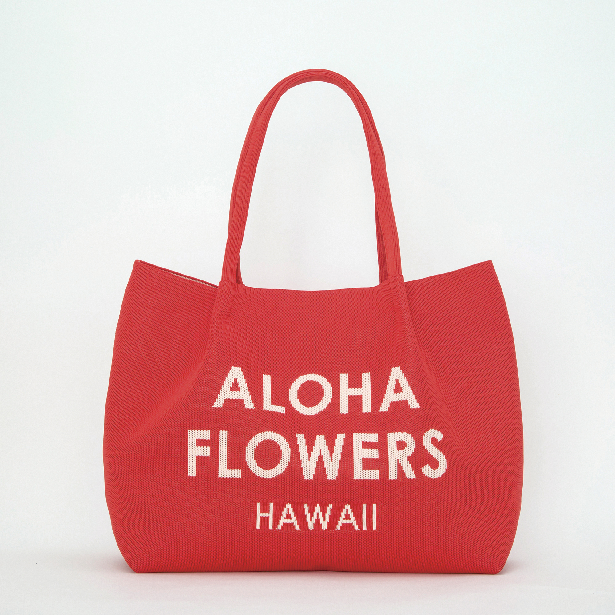 ニットバッグ L（レッド）